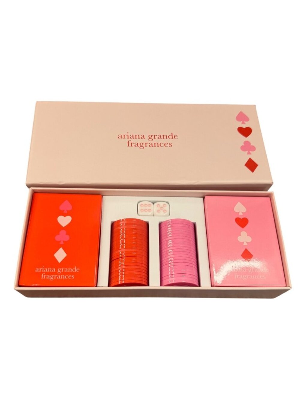 Ariana Grande Fragrances Poker Set Gift Box With Cards & Chips
